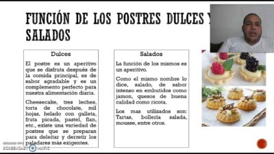Diferencias entre recetas dulces y saladas básicas