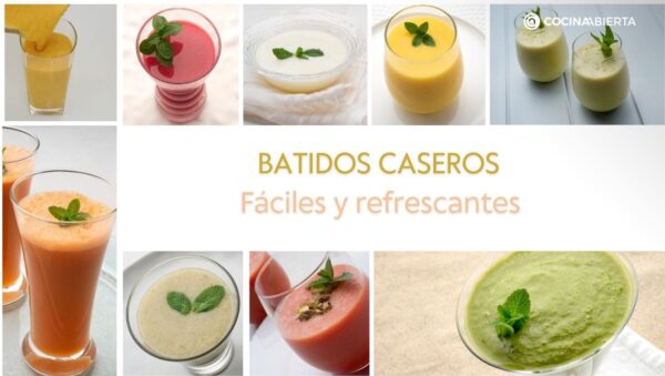 Forma sencilla de hacer batidos refrescantes